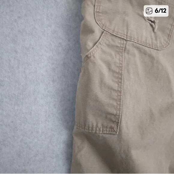 Wrangler | 48X30 Riggs Workwear FR Utility Carpenter Pants KhakiI - Picture 6 of 12